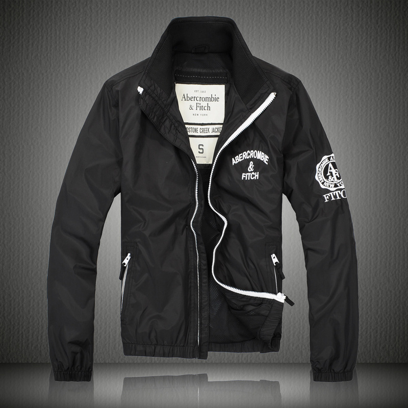 Veste Abercrombie & Fitch Homme Pas Cher en Noir